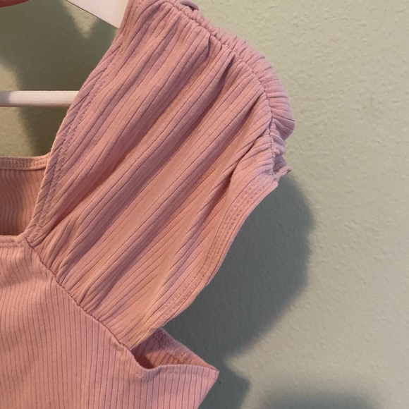 Maurices Pink Ribbed Bodysuit NWT - Picture 3 of 4